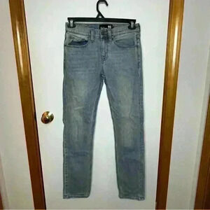 RSQ New York Slim Straight Denim Jeans Men 28x32 Light Was Blue Casual